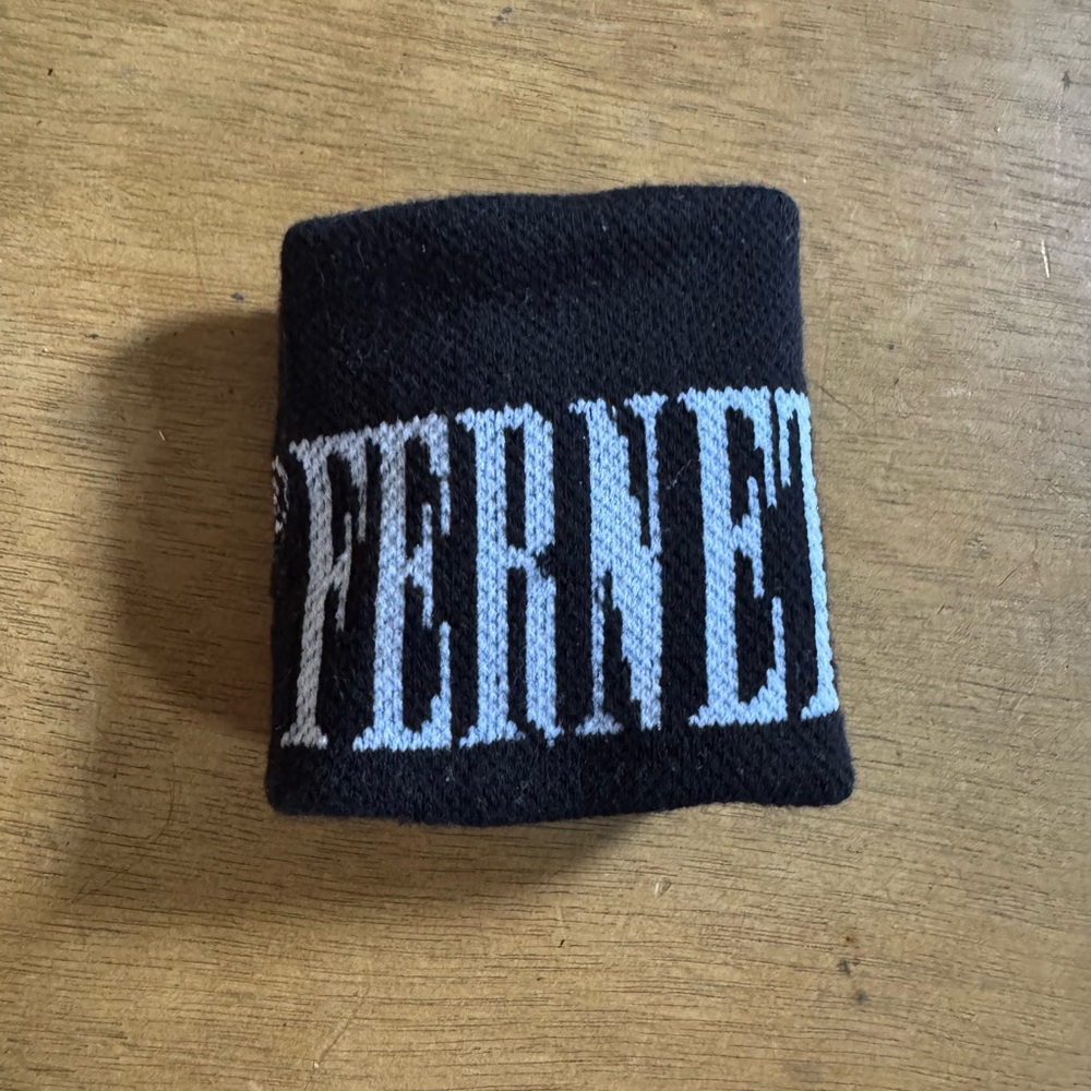 Black and White Fernet Wristband